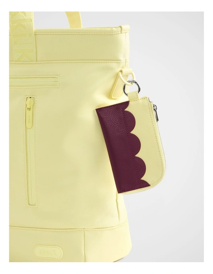 Zip Card Wallet in Butter Plum image 4