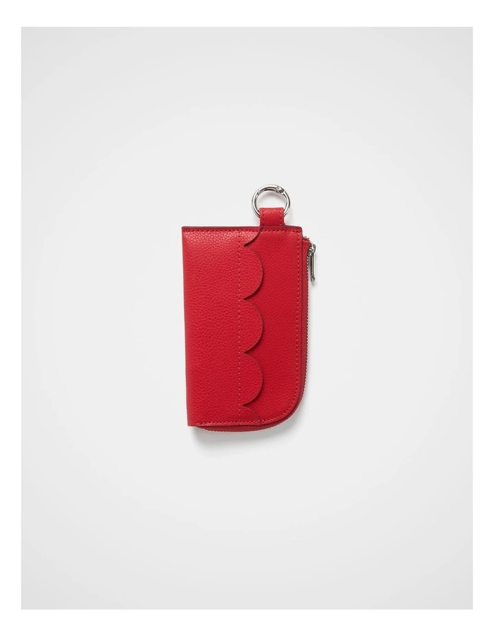 Zip Card Wallet in Poppy image 1