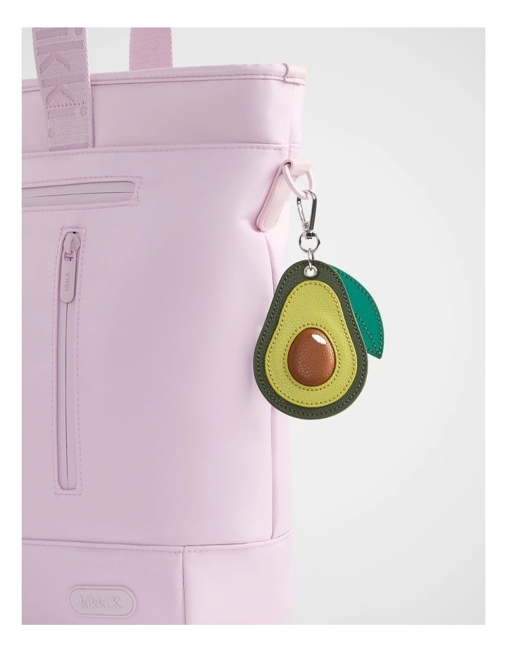 Personalise-It Bag Charm Keyring in Avocado image 2