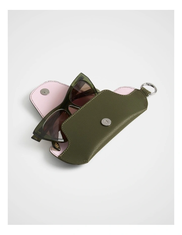 Sunglasses Sleeve in Olive image 3