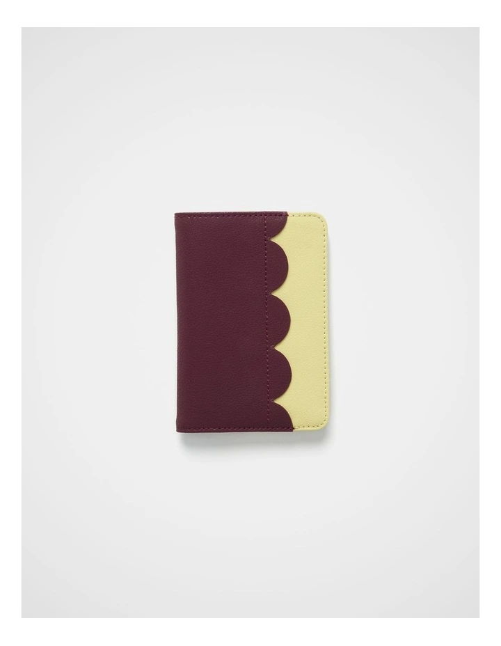 Passport Holder in Butter Plum image 1
