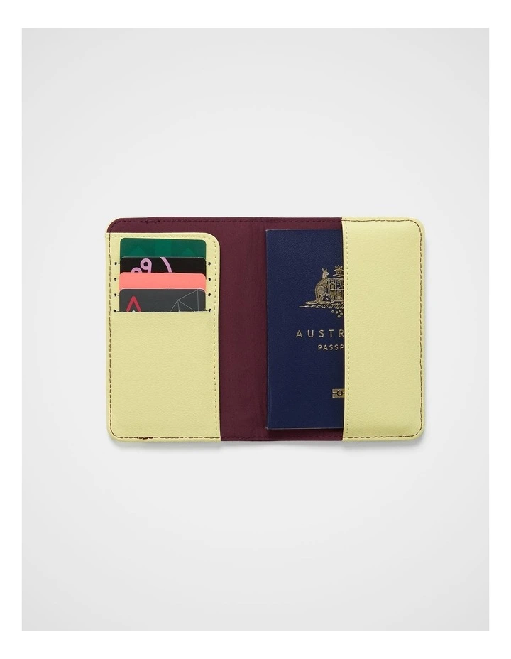 Passport Holder in Butter Plum image 2