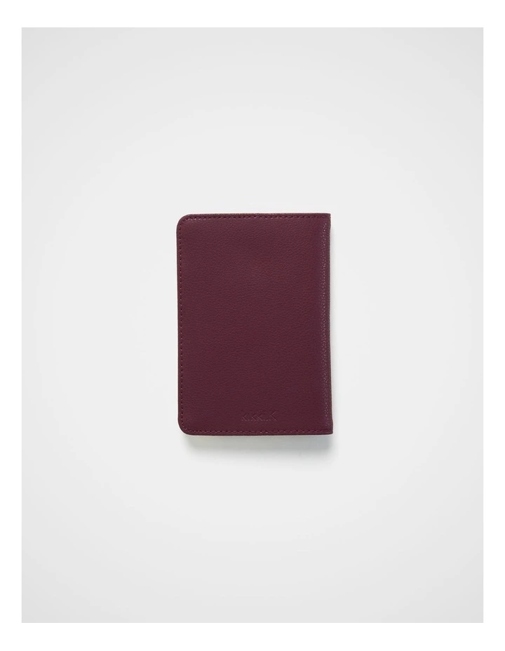 Passport Holder in Butter Plum image 3