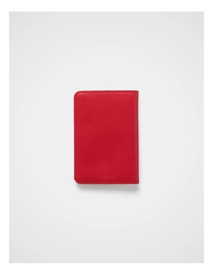 Passport Holder in Poppy image 3