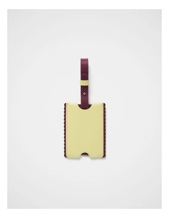Luggage Tag in Butter Plum