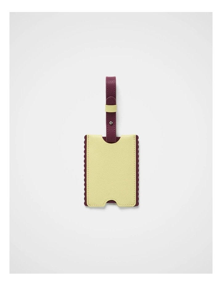 Luggage Tag in Butter Plum image 1