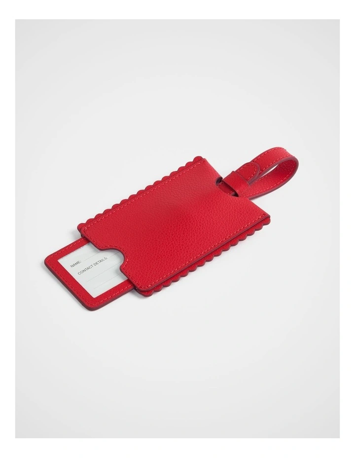 Luggage Tag in Poppy image 2