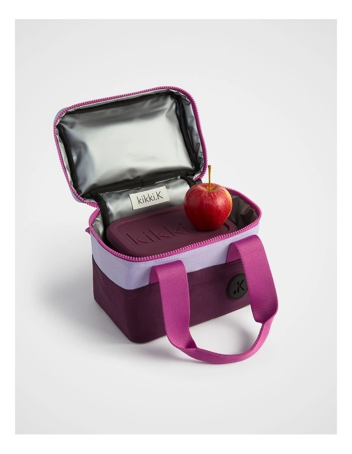 Play Meet & Eat Lunch Bag in Raspberry image 2