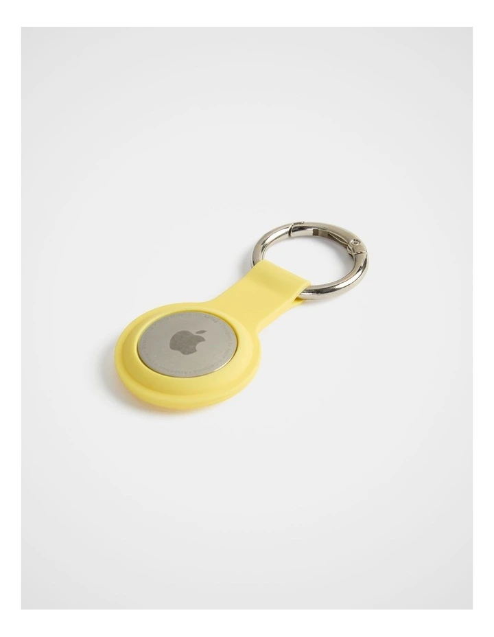 Silicone Holder For Air Tag in Yellow image 3