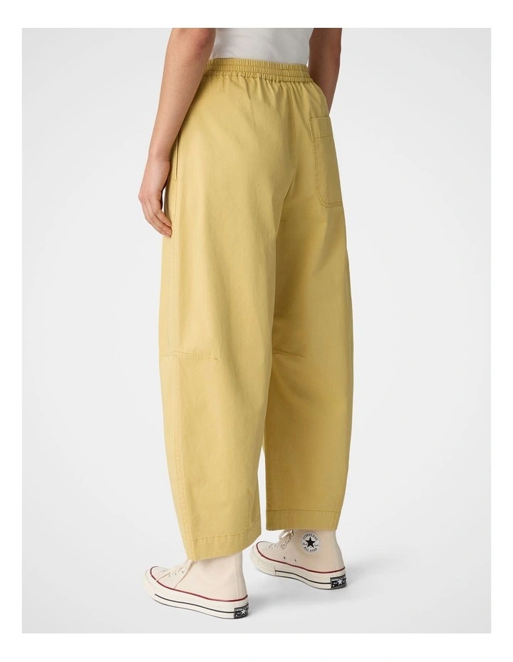 Twill Barrel Pant in Dijon image 2