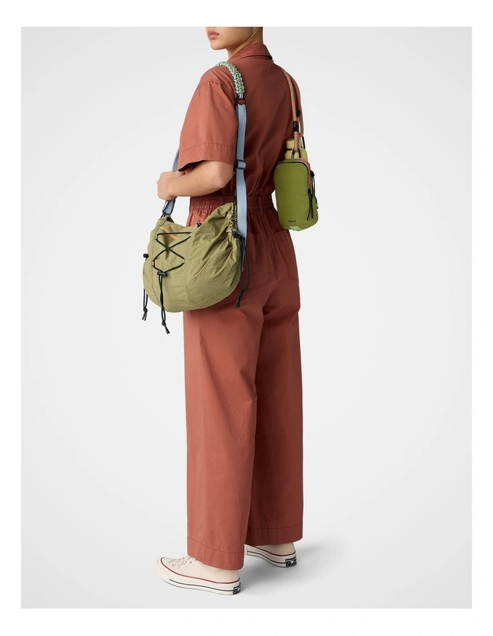 Twill Zip Jumpsuit in Cinnamon image 6