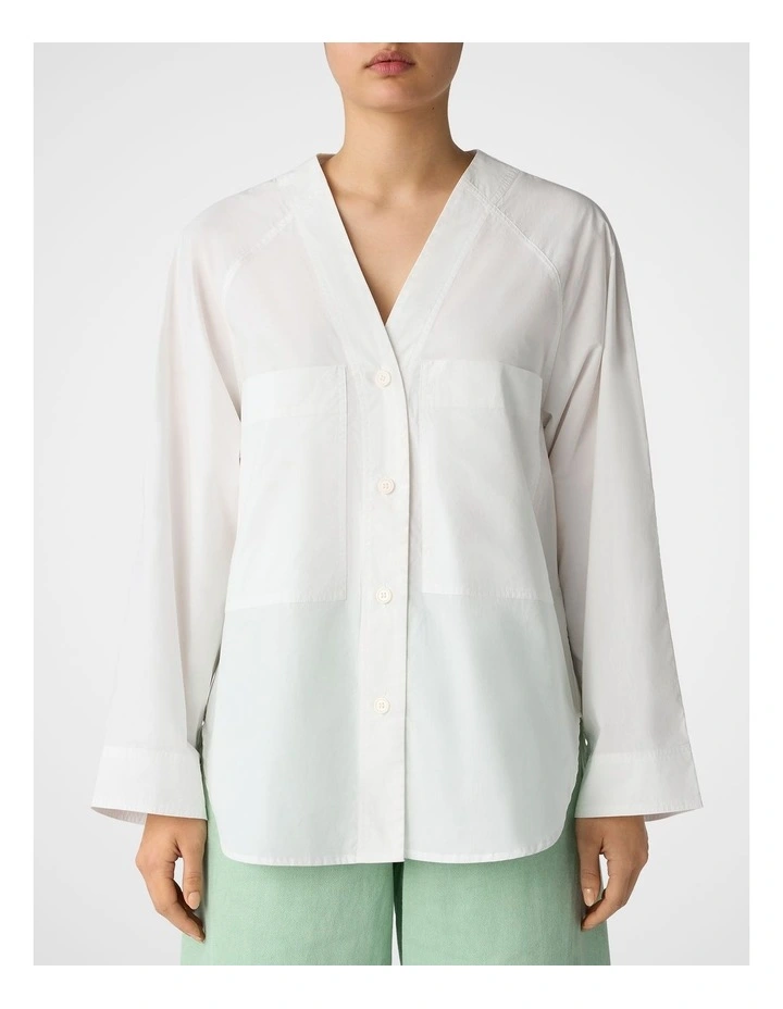 Petal Shirt in White image 1