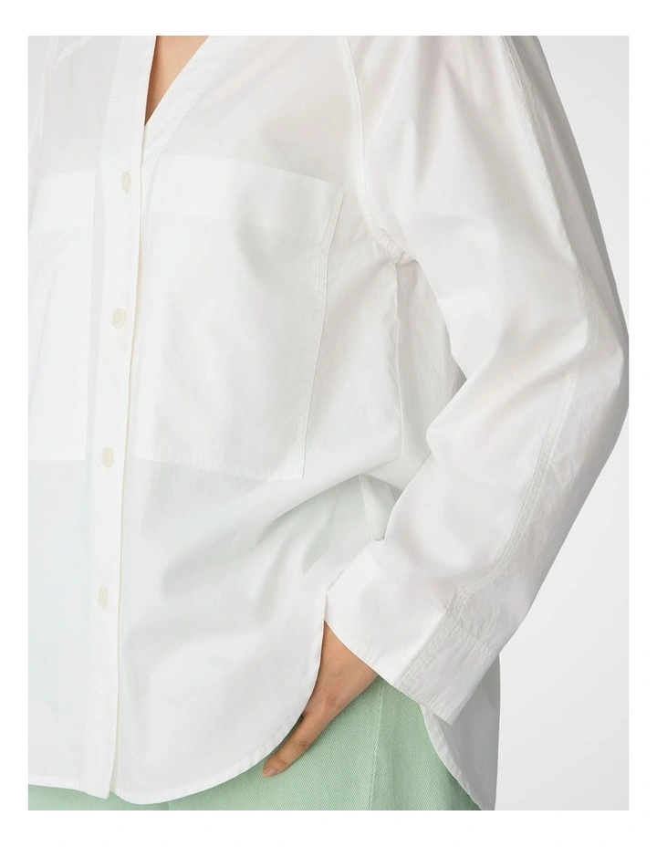 Petal Shirt in White image 4