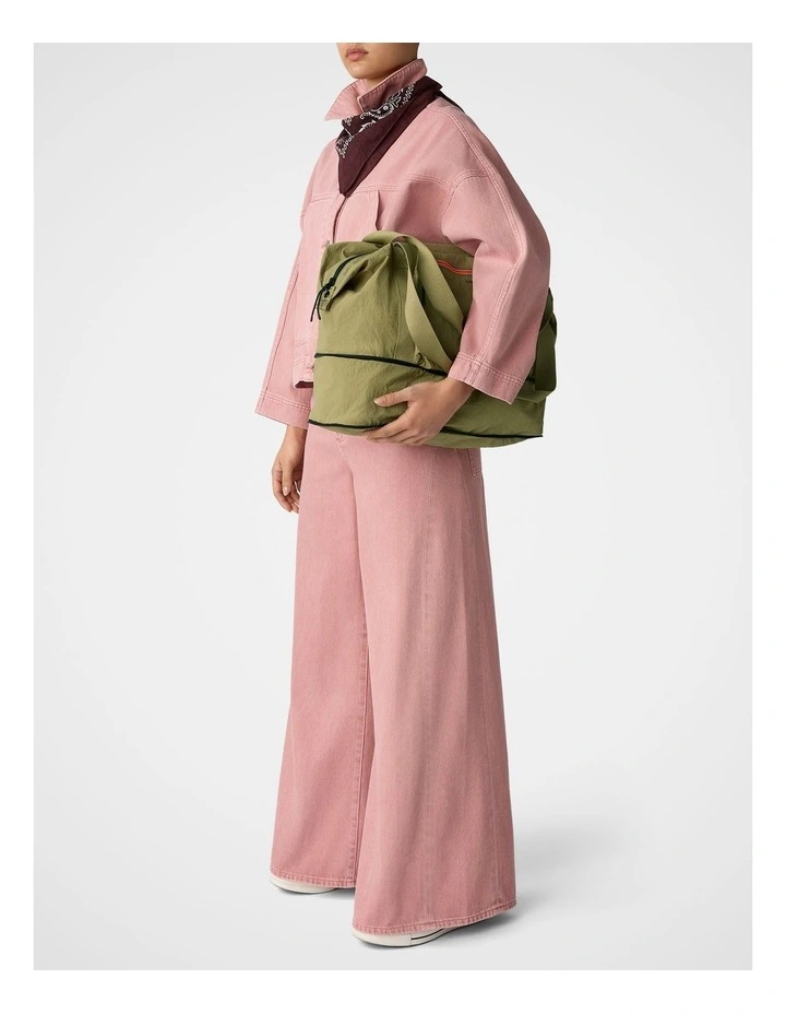 Super Wide Leg Jean in Rose image 5