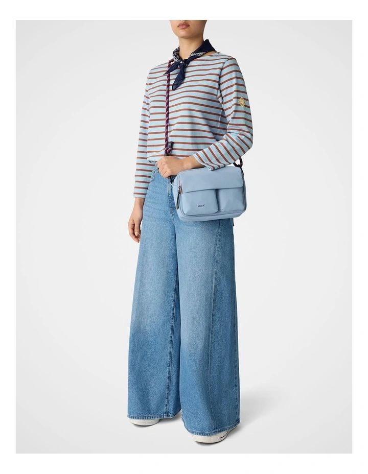Super Wide Leg Jean in Denim image 6
