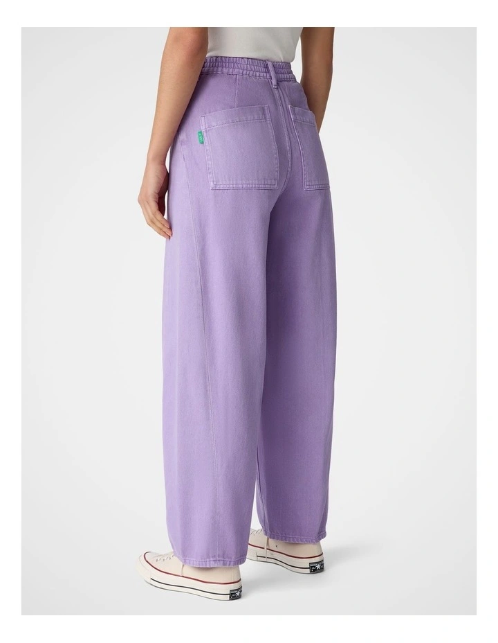 Portside Barrel Jean in Violet image 2