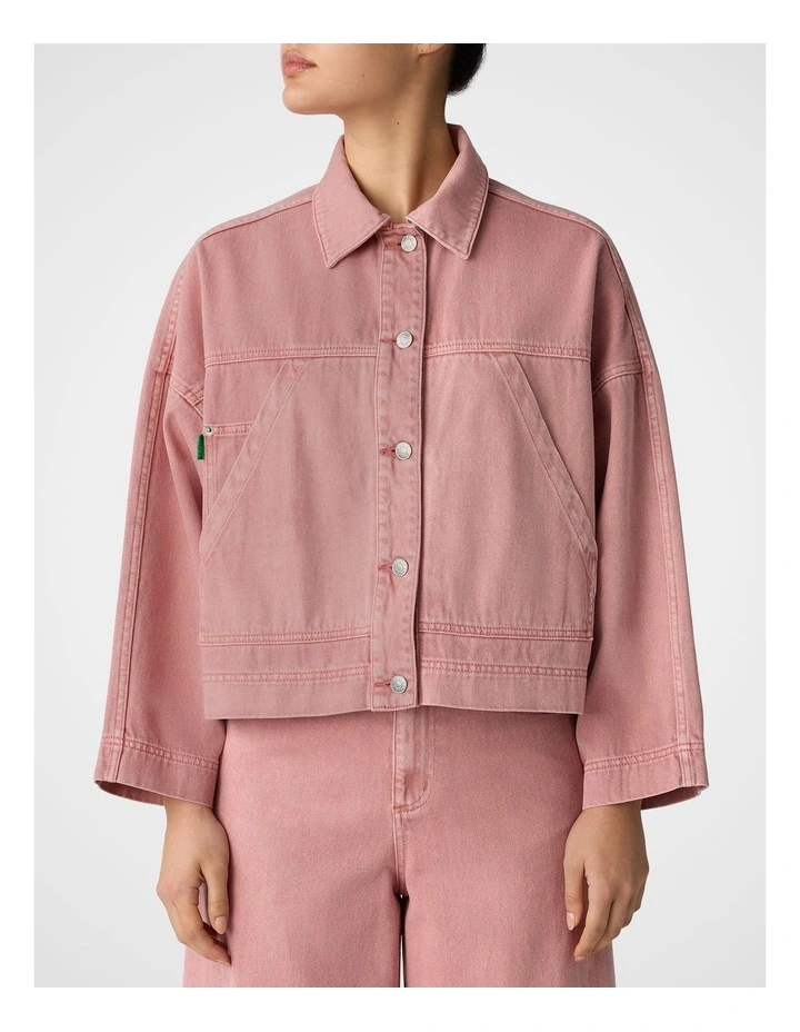Portside Denim Jacket in Rose image 1