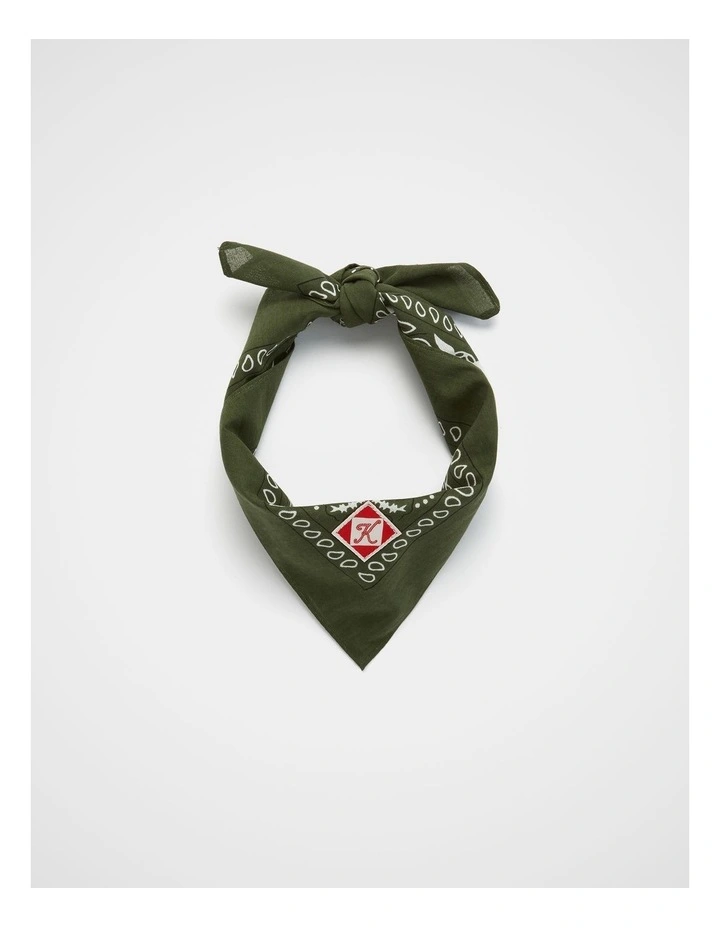 Bandana Scarf in Olive image 1