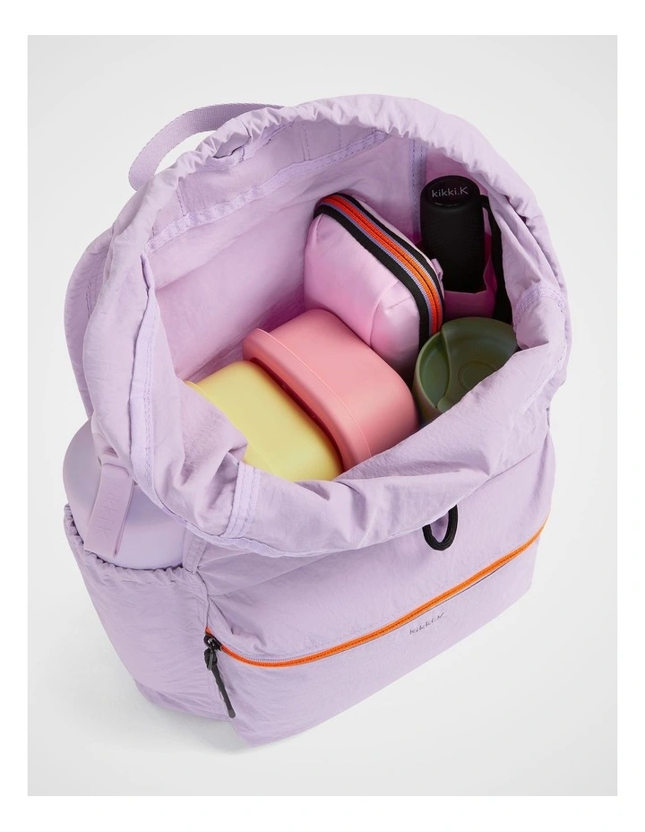 TREK. Packable Backpack in Sugar image 3