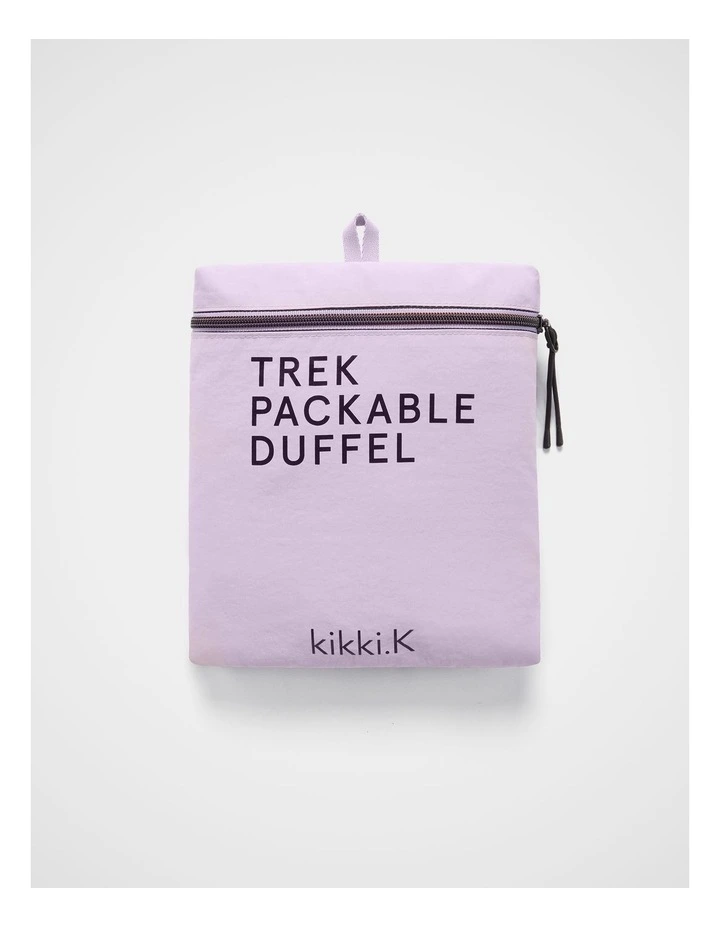 TREK. Packable Duffel in Sugar image 2