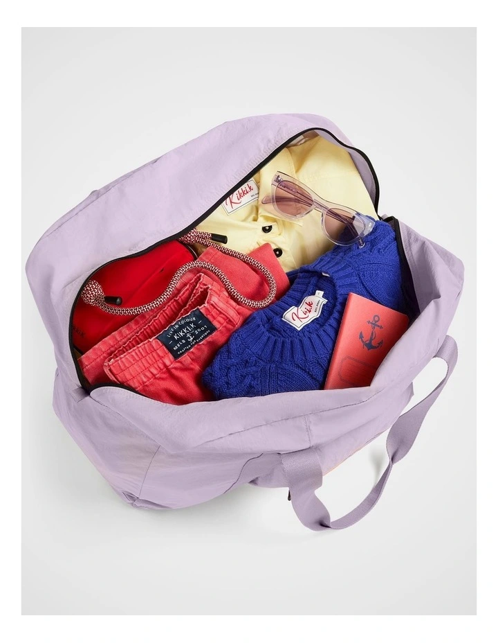 TREK. Packable Duffel in Sugar image 3