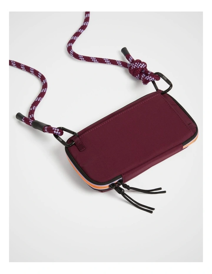 TREK. Travel Crossbody in Plum image 5