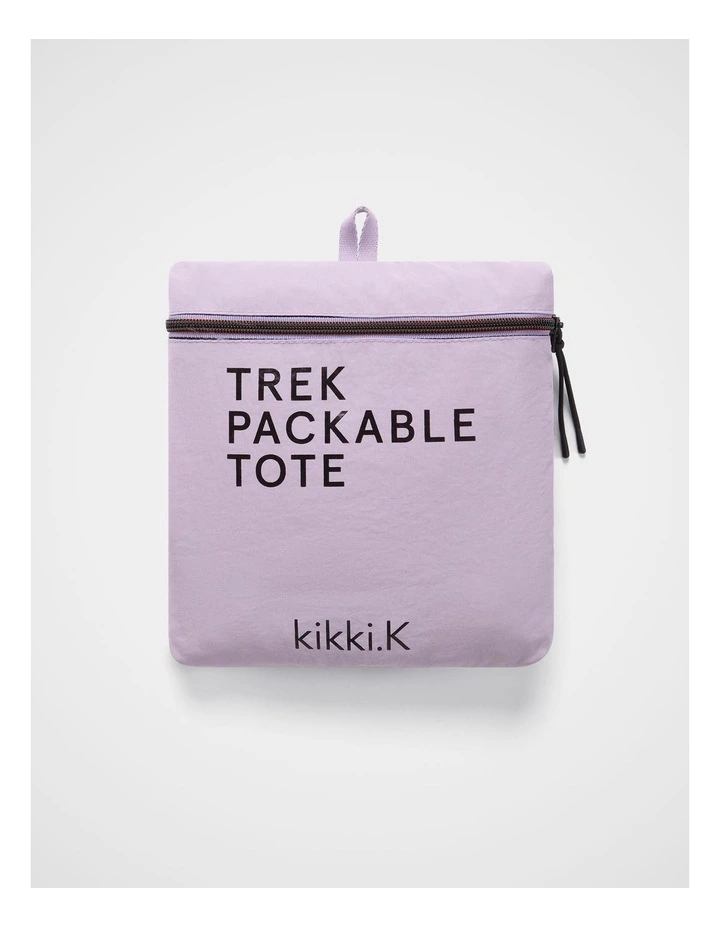 TREK. Packable Tote in Sugar image 2