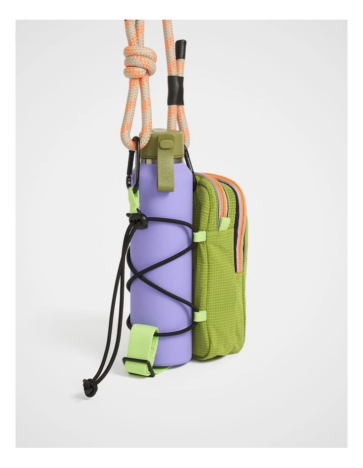 TREK. Bottle Bag Ripstop in Moss image 5