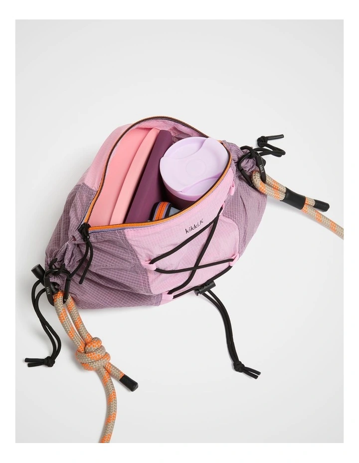 TREK. Mini Sling Bag Ripstop in Sugar image 4