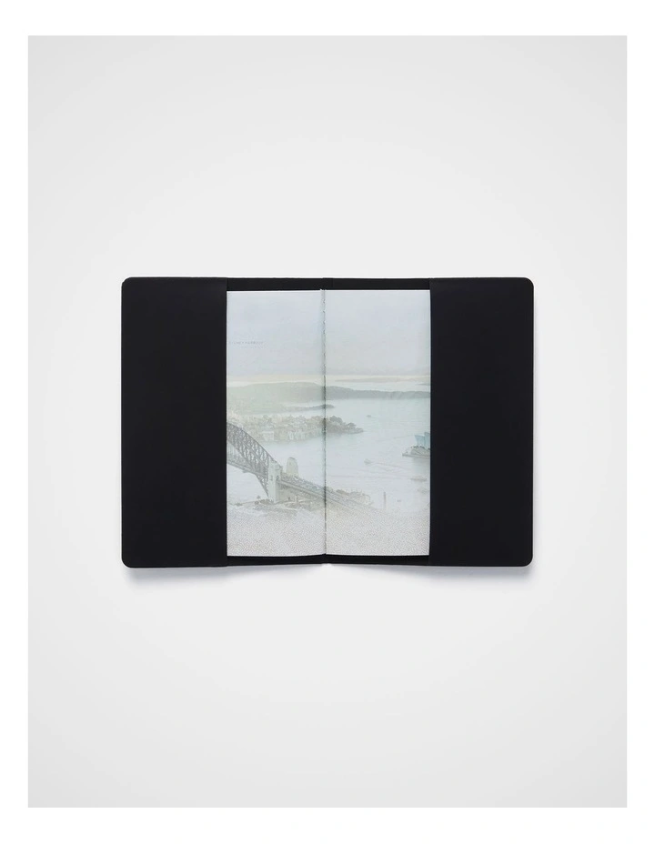 TREK. Silicone Passport Holder in Black image 3