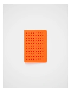 TREK. Silicone Passport Holder in Orange