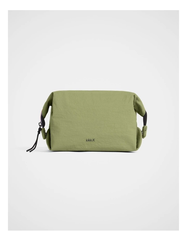 Trek. Cosmetic Case in Moss image 1