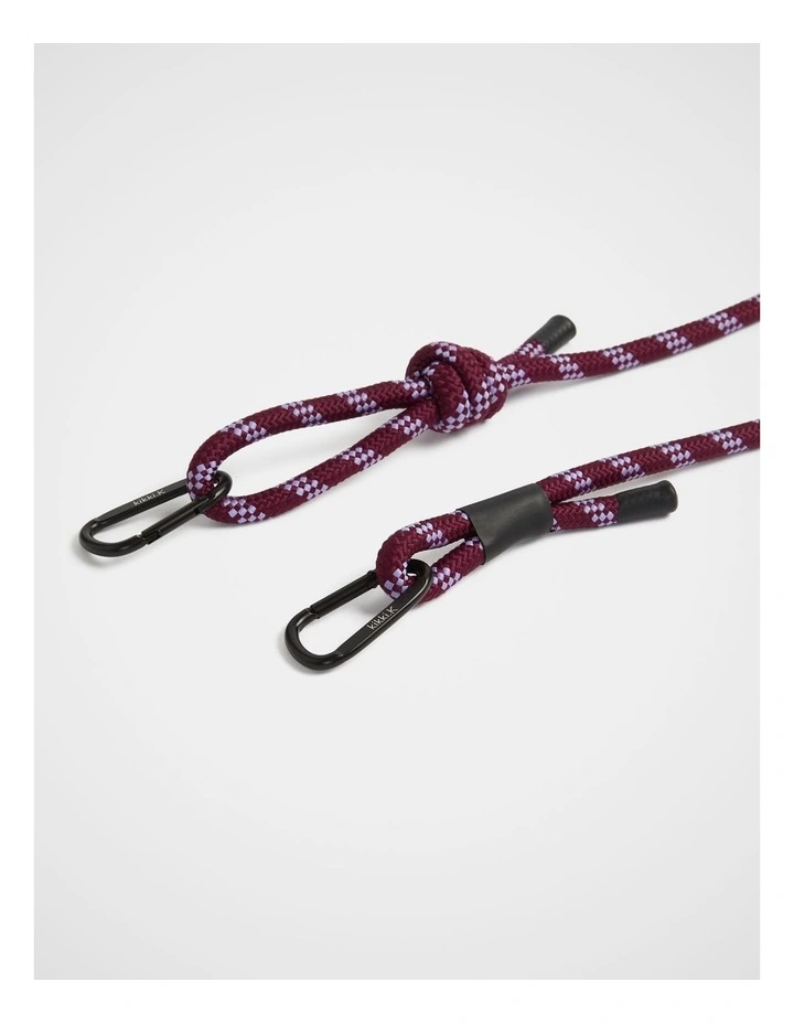 Trek. Rope Strap 10mm in Cherry image 2