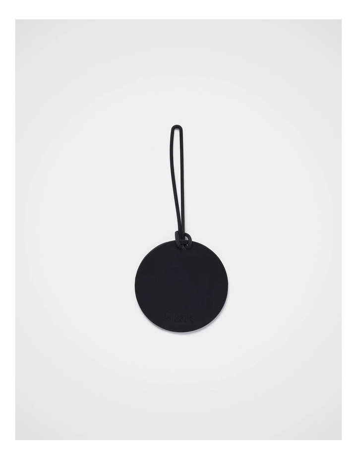 TREK. Silicone Luggage Tag in Black image 1