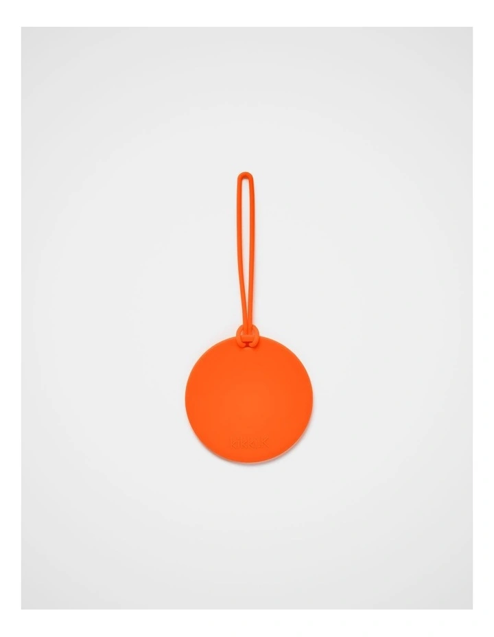 TREK. Silicone Luggage Tag in Orange image 1