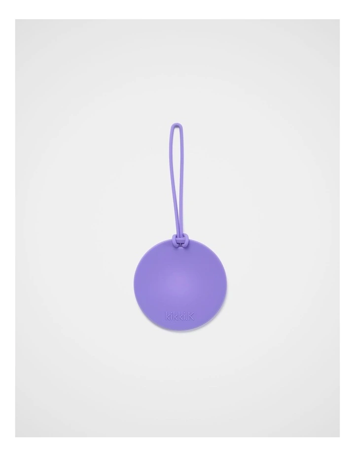 TREK. Silicone Luggage Tag in Purple image 1