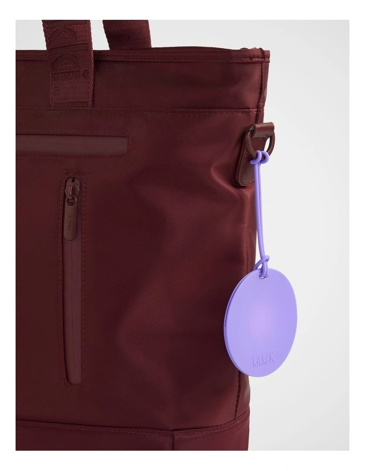 TREK. Silicone Luggage Tag in Purple image 4