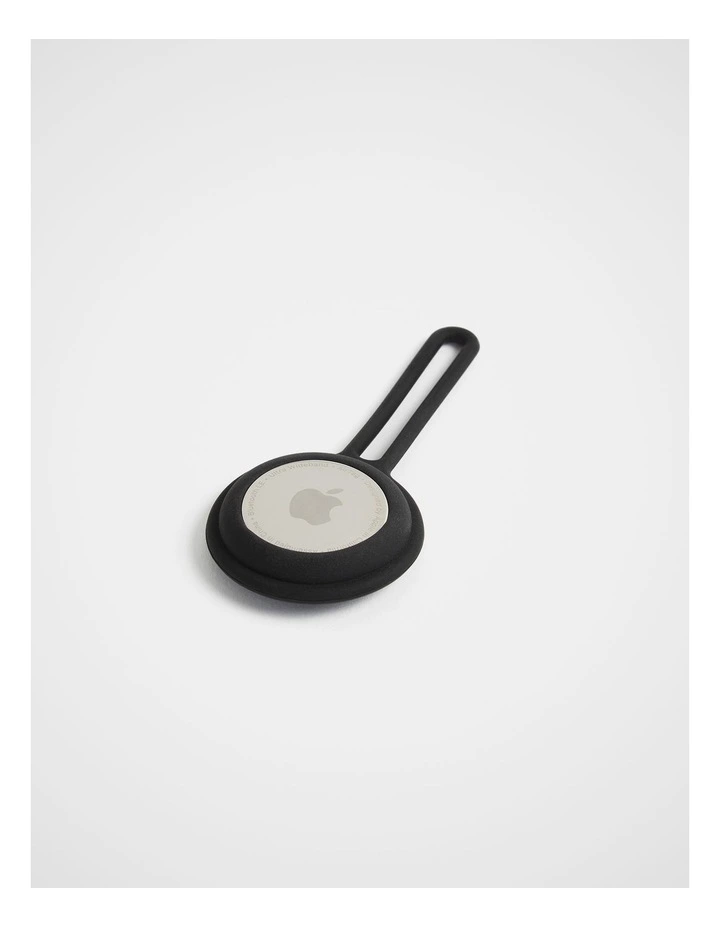 Trek. Silicone Holder For Airtag in Black image 2