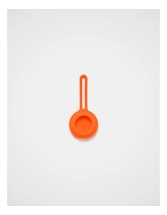 Trek. Silicone Holder For Airtag in Orange