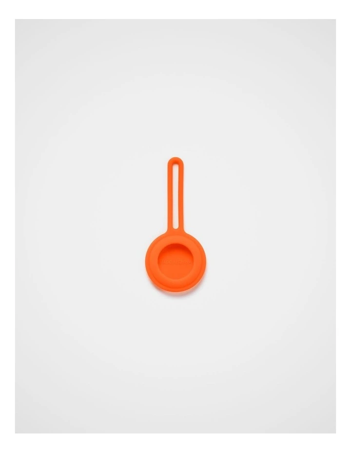 Trek. Silicone Holder For Airtag in Orange image 1