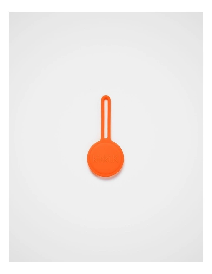 Trek. Silicone Holder For Airtag in Orange image 3