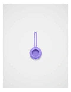 Trek. Silicone Holder For Airtag in Purple