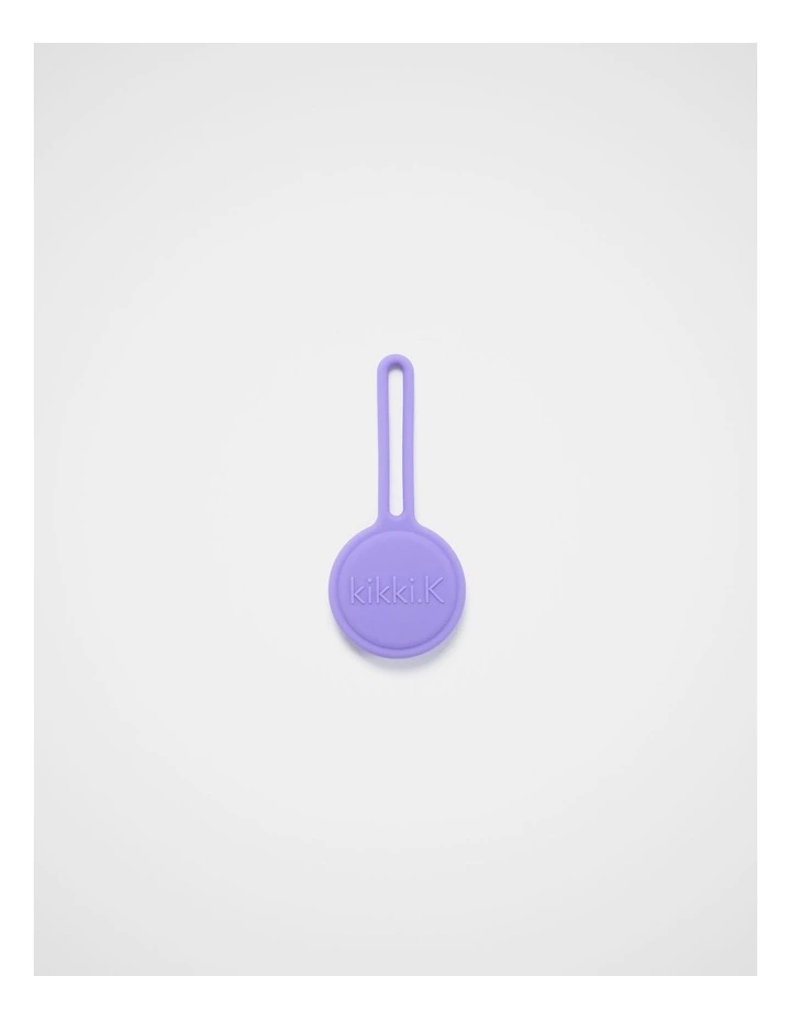 Trek. Silicone Holder For Airtag in Purple image 2