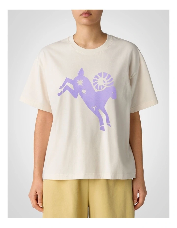 Aries Astrology T-Shirt in Assorted image 1