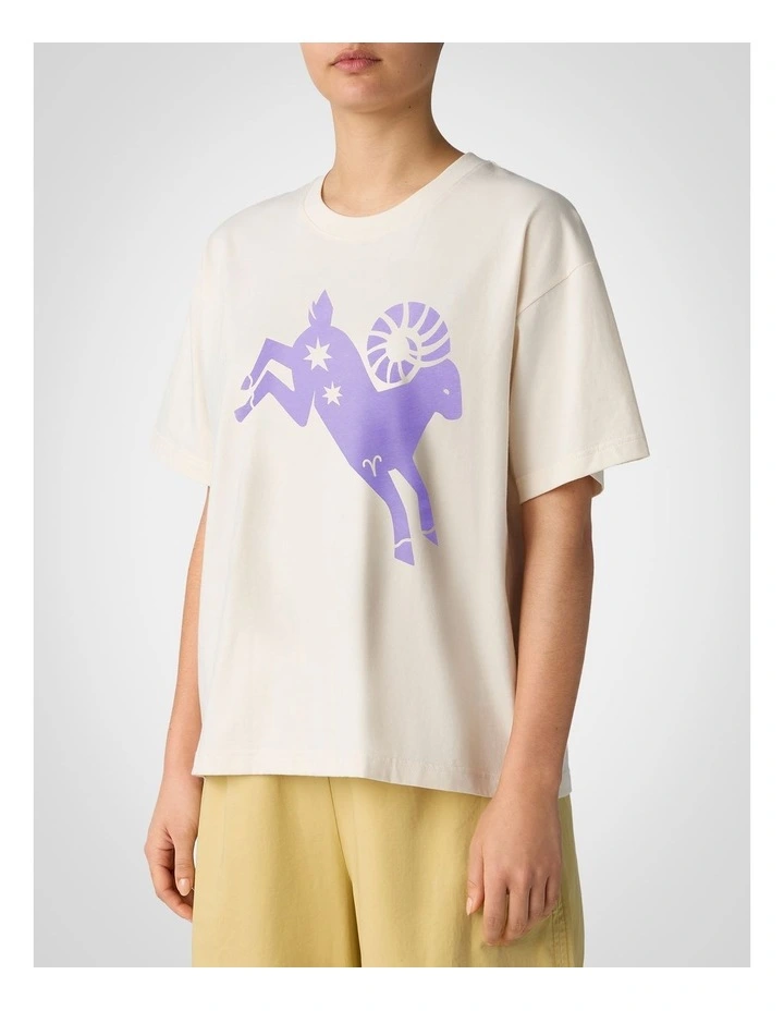 Aries Astrology T-Shirt in Assorted image 3