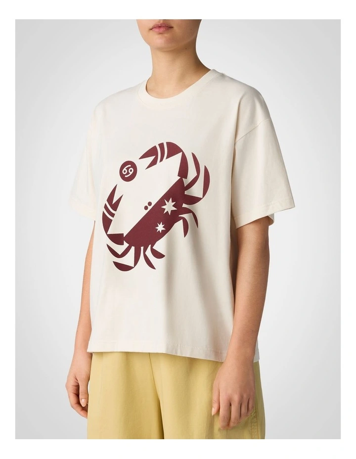 Cancer Astrology T-Shirt in Assorted image 3