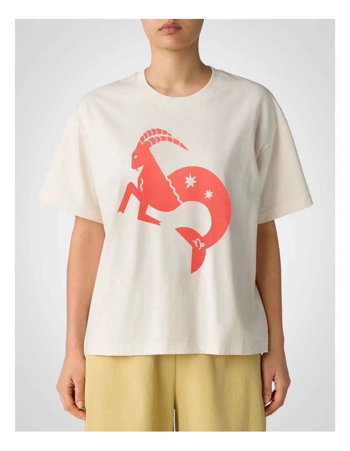 Capricorn Astrology T-Shirt in Assorted image 1