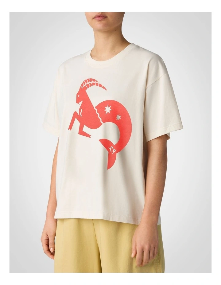 Capricorn Astrology T-Shirt in Assorted image 4