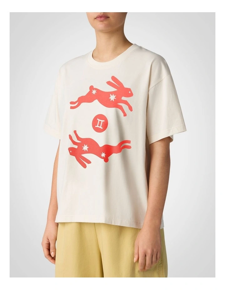 Gemini Astrology T-Shirt in Assorted image 3