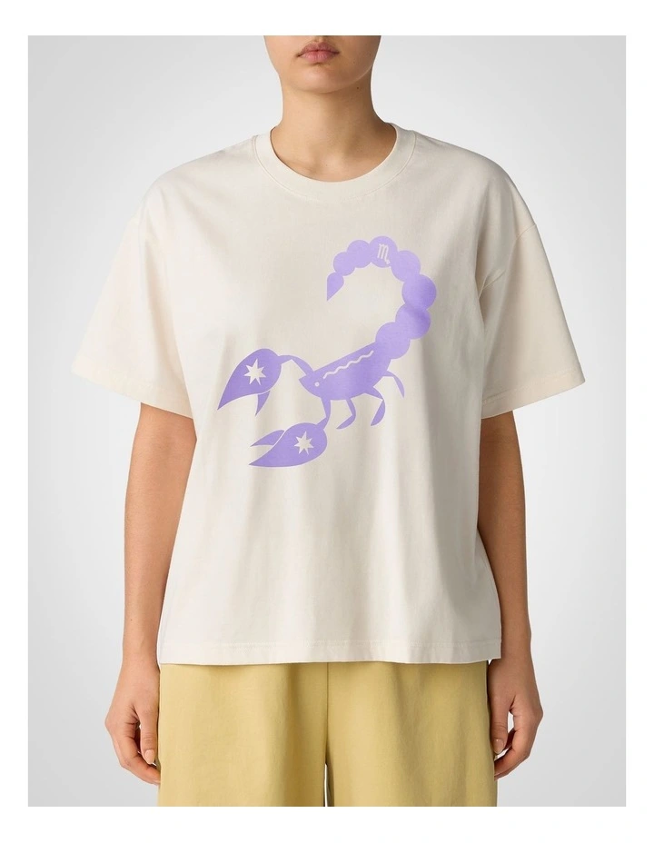 Scorpio Astrology T-Shirt in Assorted image 1